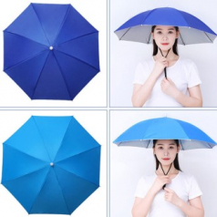 자외선차단 초경량10g 가벼운 우산모자 머리우산 홍보굿즈