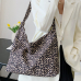 작은이미지: 레오파드 케주얼 쇼퍼 숄더 백 #4