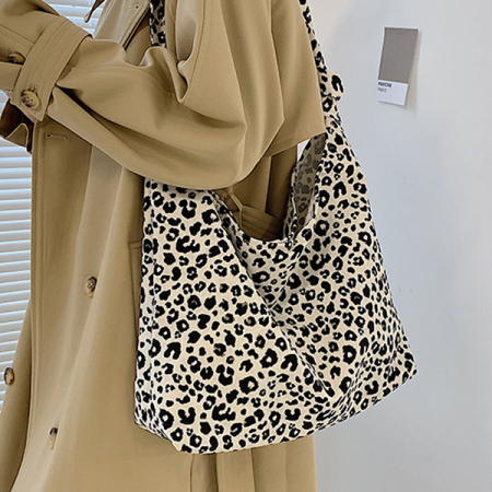 레오파드 케주얼 쇼퍼 숄더 백 #2