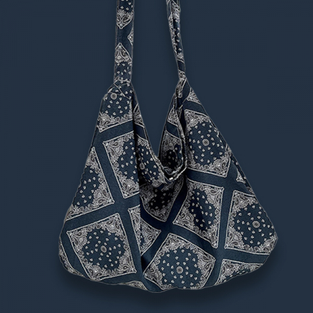 페이즐리패턴 레트로 갬성 쇼퍼 숄더 백 #5