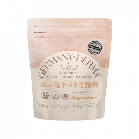 아이앤어스 독일더마 프리미엄 캡슐 세탁세제 30개입 프루티향 #2