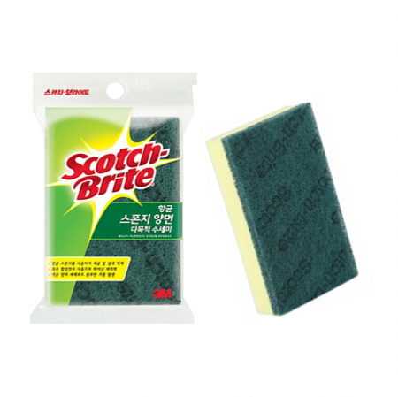 다목적 향균 스폰지 양면 수세미 #2