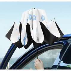 거꾸로 우산 자외선 차단 3단 양우산 암막우산