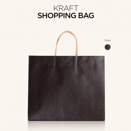 친환경 크라프트 쇼핑백 초코 3호 #2