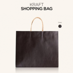 친환경 크라프트 쇼핑백 초코 3호