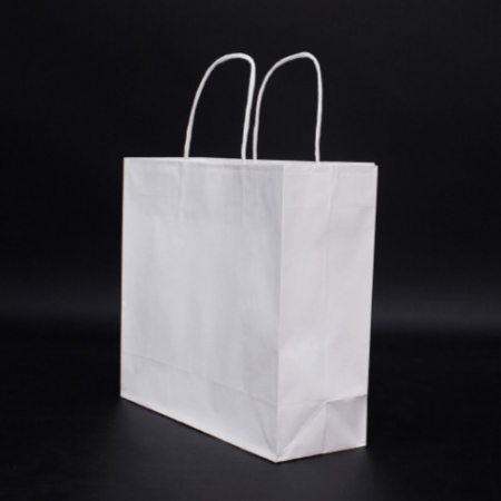 친환경 모조 쇼핑백 화이트 3호 #6