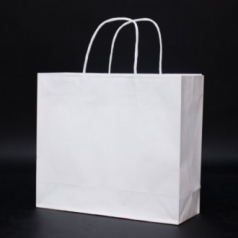 친환경 모조 쇼핑백 화이트 3호