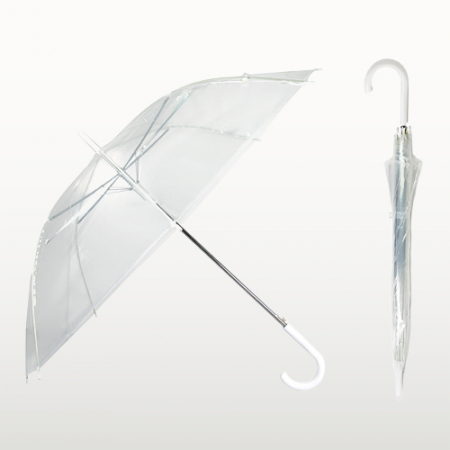 무표 60자동 화이바 EVA투명 장우산 #2