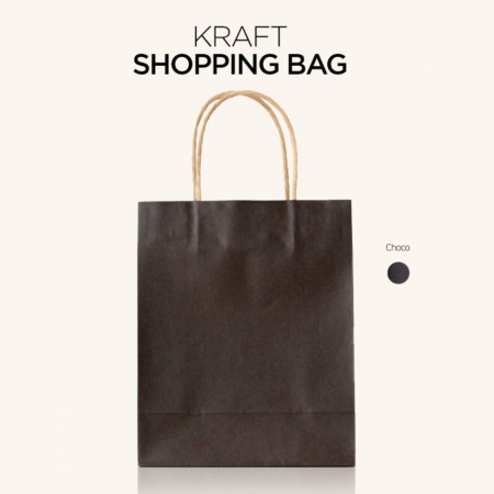 친환경 크라프트 쇼핑백 초코 1호 #2