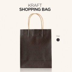 친환경 크라프트 쇼핑백 초코 1호