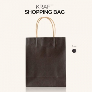 친환경 크라프트 쇼핑백 초코 1호