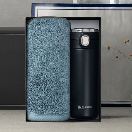 송월 프리미엄 선물 세트 (호텔40수 헤스티지 1P + 원터치텀블러 420ml 1P) #6