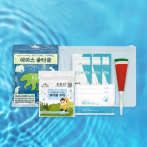 누리 쿨 위생 키트 20호 쿨타올 부채 우의