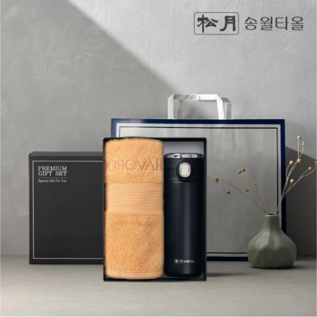 송월 프리미엄 선물 세트 (샤보렌 식스40 1P + 원터치텀블러 420ml 1P) #3
