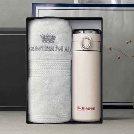 송월 프리미엄 선물 세트 (CM 뱀부블럭40 1P + 원터치텀블러 420ml 1P) #5