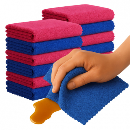 극세사 다용도 경편 크리너 타월 40x40 1P 세차용 청소행주 물흡수 걸레 #2