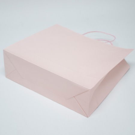 친환경 모조 쇼핑백 핑크 3호 #5