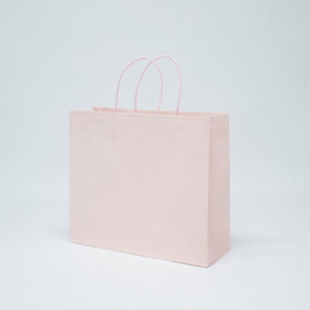 친환경 모조 쇼핑백 핑크 3호 #2