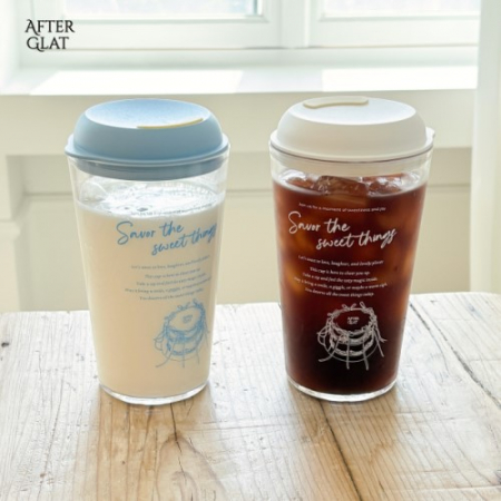 애프터글랫 투명스마일 리유저블 텀블러 500ml 1P #2