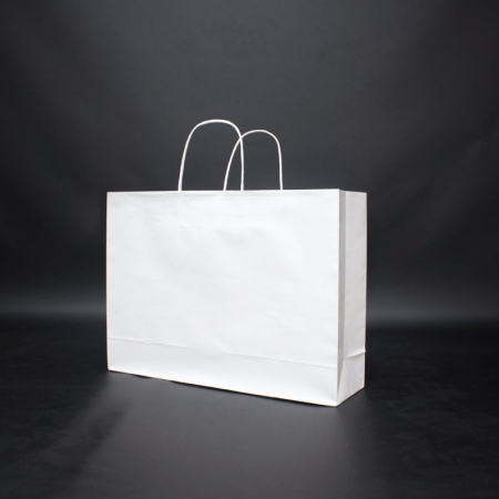 친환경 모조 쇼핑백 화이트 5호 #2