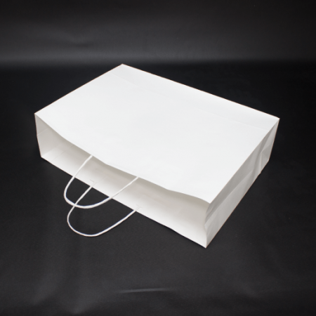 친환경 모조 쇼핑백 화이트 5호 #3