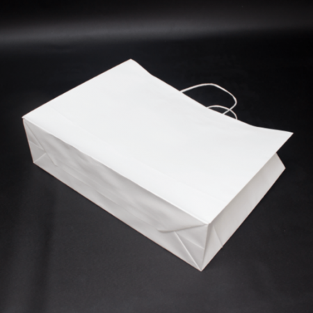 친환경 모조 쇼핑백 화이트 5호 #4