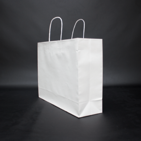 친환경 모조 쇼핑백 화이트 5호 #5