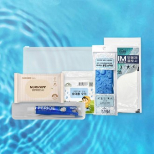 누리 쿨 위생 키트 22호 쿨토시 쿨링스카프 우의 칫솔치약세트