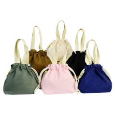 로페리아 휴대용 캔버스 복주머니 에코백(0215614)