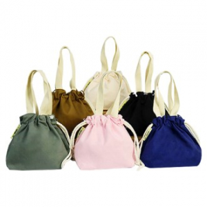 로페리아 휴대용 캔버스 복주머니 에코백(0215614)