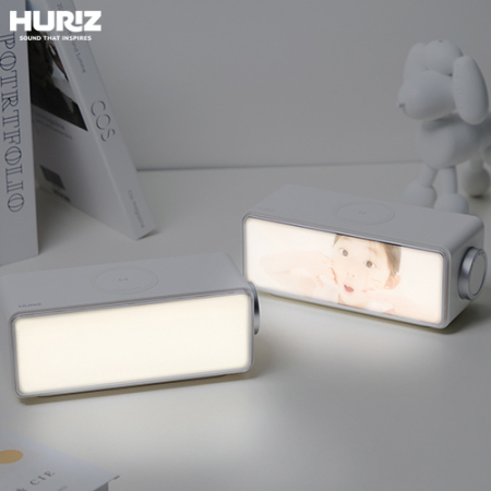 휴라이즈 무선충전 무드등 휴대용 블루투스스피커 #5