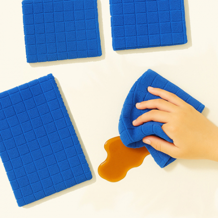 극세사 다용도 바둑 크리너 타월 50x60 1P 세차용 청소행주 물흡수 걸레 #4