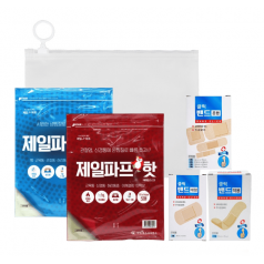 제일파프1p+클릭밴드1p 파우치세트