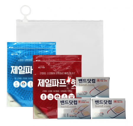 제일파프1p+밴드닷컴1p 파우치세트 #2