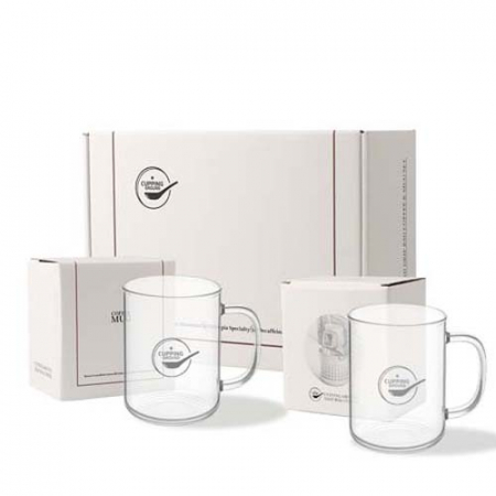 커핑그라운드 내열유리머그컵 500ml 선물세트 #2