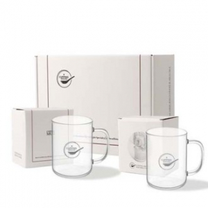 커핑그라운드 내열유리머그컵 500ml 선물세트
