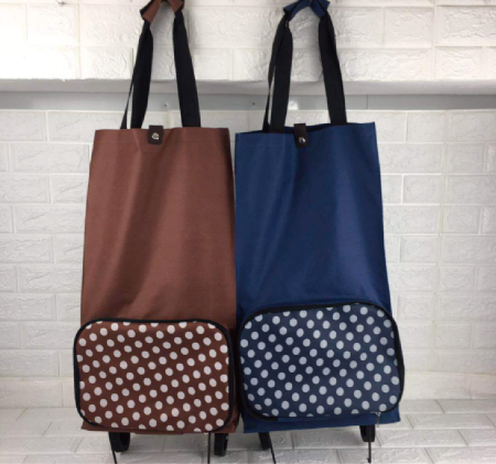 땡땡이 시장가방 장바구니 바퀴캐리어 파우치 #2