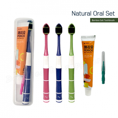 죽염광폭LG칫솔 페리오 치간1p 칫솔치약세트 #4