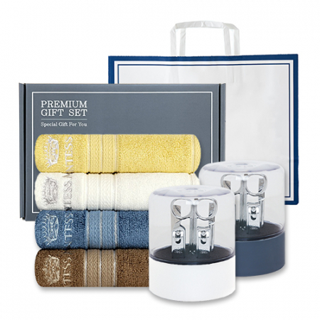 송월 프리미엄 선물 세트 (CM 뱀부블럭40 1P + 쓰리세븐 KR-050C 손톱깎이 세트 1P) #3