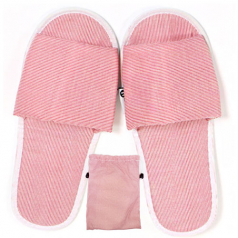 여행용기내 휴대용 일회용 호텔 슬리퍼 파우치