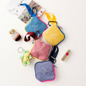 A029 다용도 미니 파우치 동전지갑 일본여행 준비물 여행 키링 인쇄 답례품