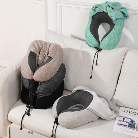 A031 후드 여행용 목베게 목쿠션 기내용 인쇄 주문제작 답례품 차량용 #2