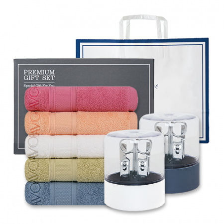 송월 프리미엄 선물 세트 (샤보렌 식스40 1P + 쓰리세븐 KR-050C 손톱깎이 세트 1P) #2