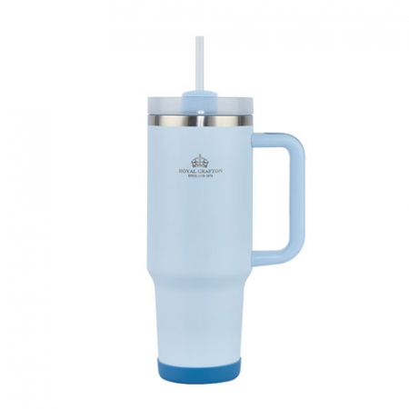 영국R 보온보냉 빅머그 텀블러 1200ml 라이트블루 #2