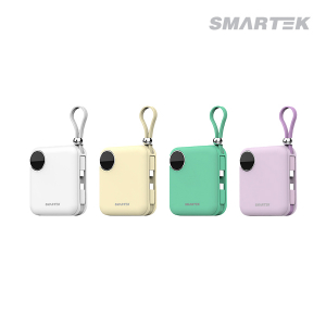 스마텍 STPB-FB1 케이블 일체형 10200mAh 초미니 보조배터리