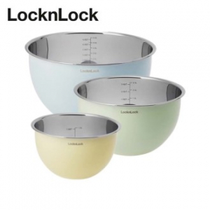 락앤락 컬러 스텐 믹싱볼 3P LL-91