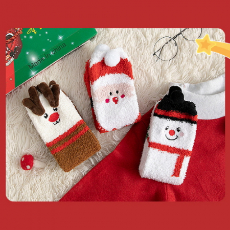 크리스마스 캐릭터 가족 수면양말 1P (3종) #3