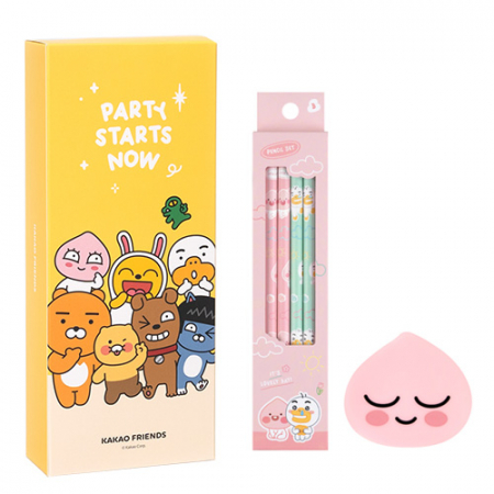 카카오프렌즈 문구팩3, 4본연필세트+지우개 #3