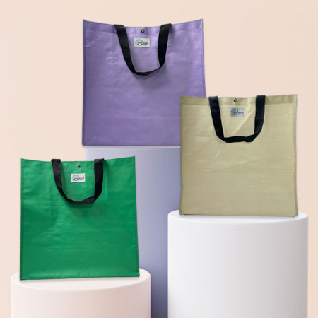 YU-B013 트렌디 파스텔 타포린가방 제작 장바구니 대형 시장 가방 쇼핑백 판촉물 인쇄 답례품 #2