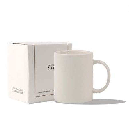 커핑그라운드 CG 화이트 머그컵 320ml 1P 선물세트 #5
